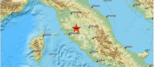 Terremoto avvertito in provincia di Siena
