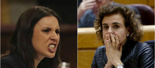 Irene Montero y Dolors Montserrat Irene Montero y Dolors Montserrat