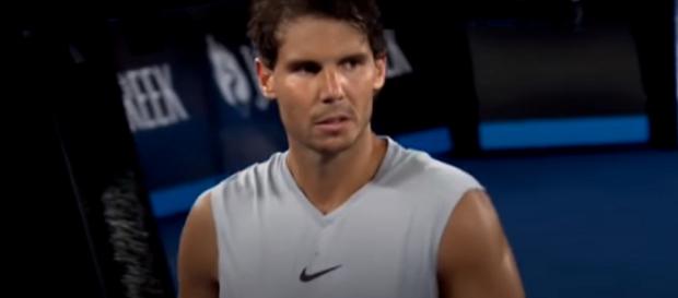Rafael Nadal hasn't played an official match since January. Photo: screenshot via Australian Open TV channel on YouTube Rafael Nadal hasn't played an official match since January. Photo: screenshot via Australian Open TV channel on YouTube