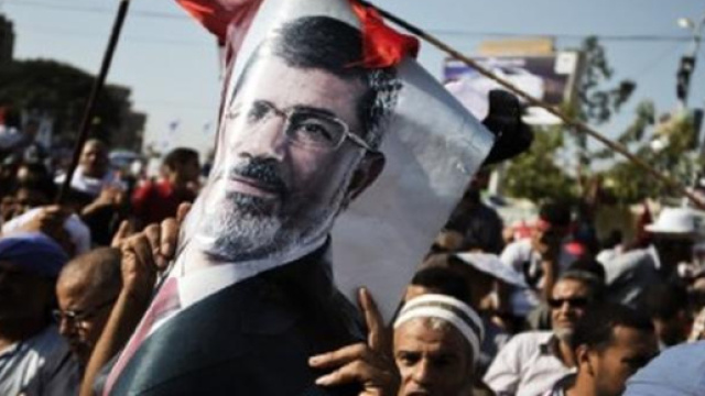 Des partisans de l'ancien pr&eacute;sident &eacute;gyptien Mohamed Morsi lors d'une manifestation &copy; AFP