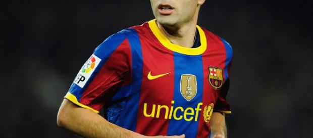 Andrés Iniesta sufrió una lesión en el tendón de la corva Andrés Iniesta sufrió una lesión en el tendón de la corva