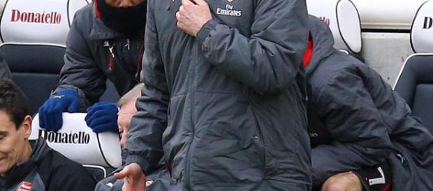 El técnico del Arsenal, Arsene Wenger, ha visto a su equipo perder El técnico del Arsenal, Arsene Wenger, ha visto a su equipo perder