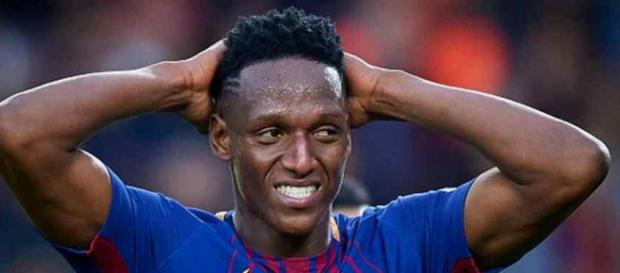 Yerry Mina continua sem grandes oportunidades no Barça Yerry Mina continua sem grandes oportunidades no Barça