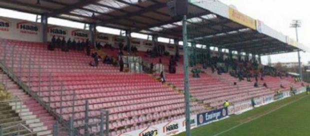 Zum vermutlich vorerst letzten Mal reiste der FC Rot-Weiß Erfurt nach Unterhaching in den Generali Sportpark. Archivbild: Groundlager.de Zum vermutlich vorerst letzten Mal reiste der FC Rot-Weiß Erfurt nach Unterhaching in den Generali Sportpark. Archivbild: Groundlager.de