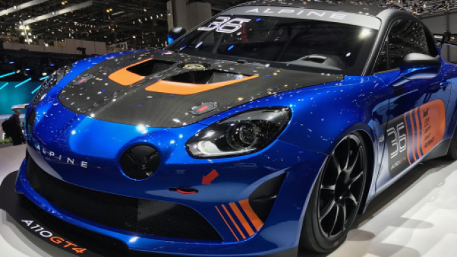 News Alpine A110 GT4 au Salon de Genève