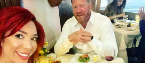 Farrah Abraham has lunch with her boyfriend. - [Photo via Instagram]