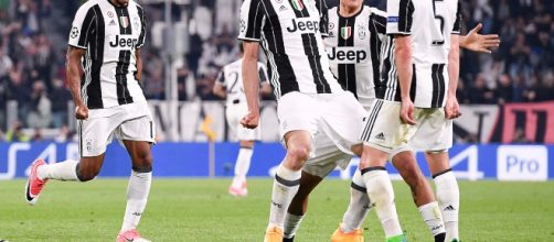 Juventus FC - Chiellini esulta dopo il goal