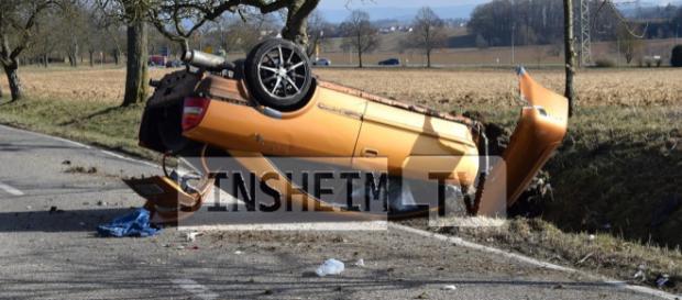 Die beiden Insassen wurden schwer verletzt. Foto: SinsheimTV/Buchner Die beiden Insassen wurden schwer verletzt. Foto: SinsheimTV/Buchner