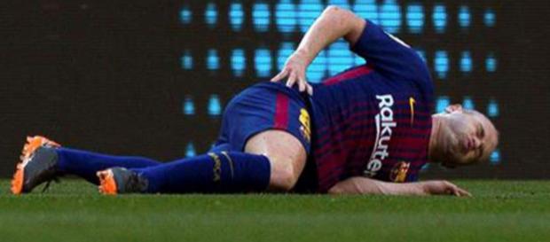 Malas noticias: Iniesta apunta para perderse la vuelta contra el ... - diez.hn Malas noticias: Iniesta apunta para perderse la vuelta contra el ... - diez.hn