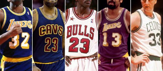 Michael Jordan, LeBron James top SI's NBA alltime starting fives ... - si.com Michael Jordan, LeBron James top SI's NBA alltime starting fives ... - si.com