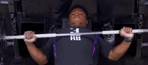Saquon Barkley impressed everyone at the NFL Scouting Combine (Image Credit: NFL/YouTube) Saquon Barkley impressed everyone at the NFL Scouting Combine (Image Credit: NFL/YouTube)