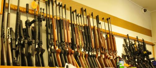 Walmart and Dick's Sporting Goods prohibit rifle sales to anyone under 21. [image source: Panoramio/ Wikimedia Commons]