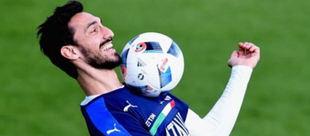 Davide Astori ai tempi della nazionale Davide Astori ai tempi della nazionale