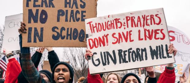 High School students demand more gun reforms -- Lorie Shaull via wikimedia High School students demand more gun reforms -- Lorie Shaull via wikimedia