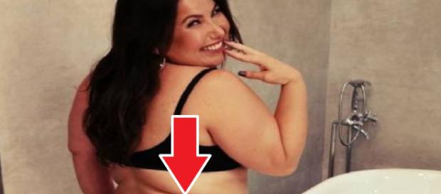 Obesa, atriz da Globo posta foto de bumbum com estrias: Linda (foto reprodução). Obesa, atriz da Globo posta foto de bumbum com estrias: Linda (foto reprodução).