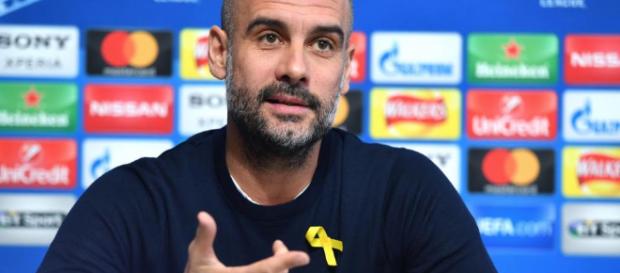 Pep Guardiola planea usar la cinta durante el partido del miércoles contra Basilea Pep Guardiola planea usar la cinta durante el partido del miércoles contra Basilea