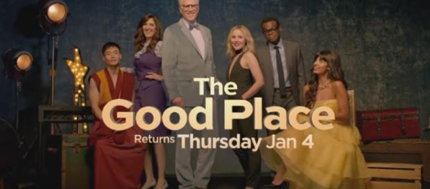 The Good Place 2x09 Promo "Leap To Faith" (HD) - Image credit - TV Promo | YouTube The Good Place 2x09 Promo "Leap To Faith" (HD) - Image credit - TV Promo | YouTube