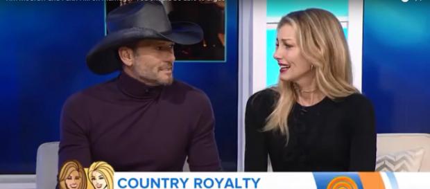 Tim McGraw and Faith Hill sing together and stand firm for 'common sense' gun control. Image cap TV Today/YouTube Tim McGraw and Faith Hill sing together and stand firm for 'common sense' gun control. Image cap TV Today/YouTube