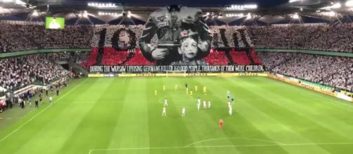 La coreografia shock del Legia Varsavia - foto foxsports.it