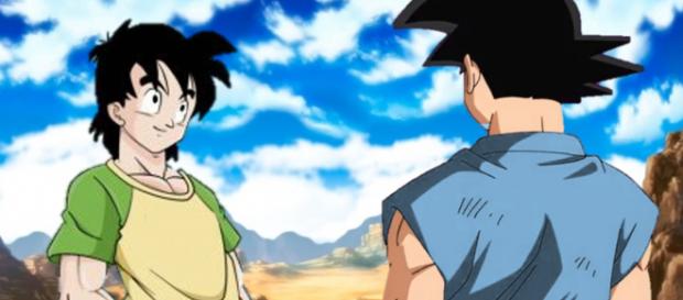 Imagen de Goku y su hijo Goten Imagen de Goku y su hijo Goten