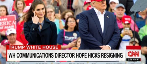 Hope Hicks claims her emails were hacked -- YouTube/CNN