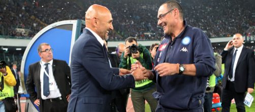 Spalletti al San Paolo: sorrisi e abbracci con il "ministro" Sarri ... - corrieredellosport.it