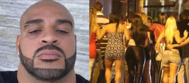Adriano Imperador 'arrasta' 18 prostitutas para festinha 'privê' no Rio Adriano Imperador 'arrasta' 18 prostitutas para festinha 'privê' no Rio