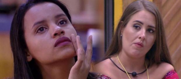 Gleici não pretende mandar Patrícia para o paredão Gleici não pretende mandar Patrícia para o paredão
