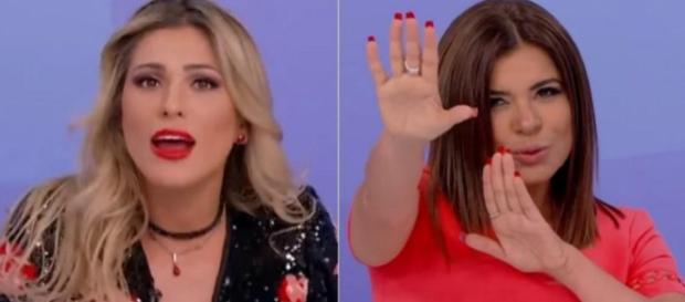 Mara e Lívia Andrade sobem tom em ofensas e pesam (ainda mais) clima no SBT Mara e Lívia Andrade sobem tom em ofensas e pesam (ainda mais) clima no SBT