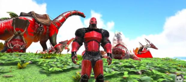 A screenshot from 'ARK: Survival Evolved' (Extinction Core) - YouTube/ KingDaddyDMAC A screenshot from 'ARK: Survival Evolved' (Extinction Core) - YouTube/ KingDaddyDMAC