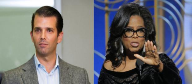 Donald Trump Jr, Oprah Winfrey, via Twitter Donald Trump Jr, Oprah Winfrey, via Twitter