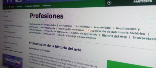 Profesiones de la Historia del arte. Fuente: Aproha - aproha.es Profesiones de la Historia del arte. Fuente: Aproha - aproha.es