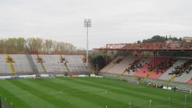 Lo stadio Renato Curi di Perugia