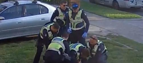 Beaten, abused, humiliated and filmed by Victoria Police - via Barbara Stanley/YouTube