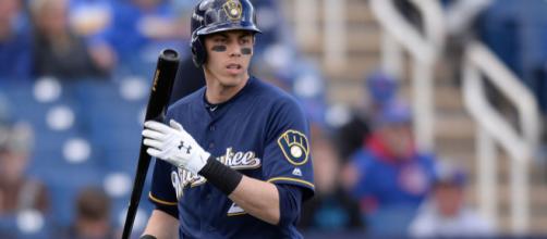 Yelich and the Brewers are off and running. [Image via MLB.com/YouTube]