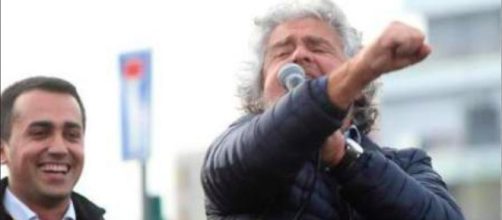 Luigi Di Maio insieme a Beppe Grillo