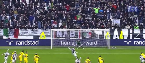 Un momento di uno degli ultimi impegni della Juventus all'Allianz stadium di Torino