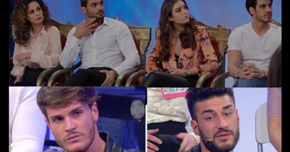 Registrazione Uomini e donne oggi l'addio di Lorenzo e Giordano