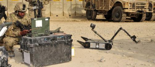 Robots help soldiers in Afghanistan to counter IED threat (Image Credit: Cory Thatcher/Wikimedia Commons)