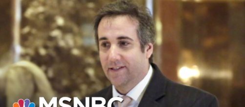 Michael Cohen is in the eye -- (Photo credit MSNBC/YouTube)
