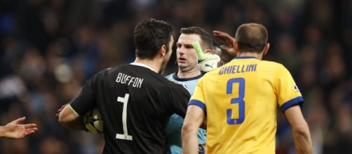 Real Madrid-Juventus: Buffon espulso dopo il faccia a faccia con Oliver