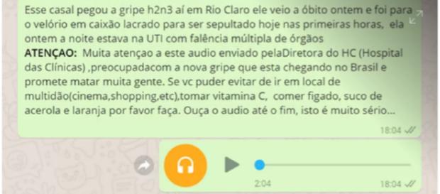 Atenção às mensagens falsas que são disseminadas pela internet e aplicativos de mensagens Atenção às mensagens falsas que são disseminadas pela internet e aplicativos de mensagens