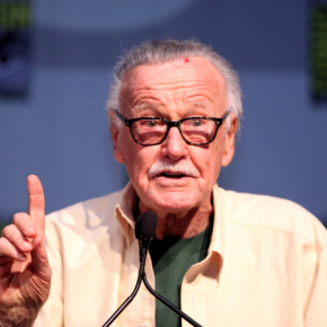 Stan Lee has something to say [Credit: Flickr/Gage Skidmore]
