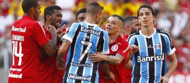 Clássico entre Grêmio e Internacional. (foto reprodução). Clássico entre Grêmio e Internacional. (foto reprodução).