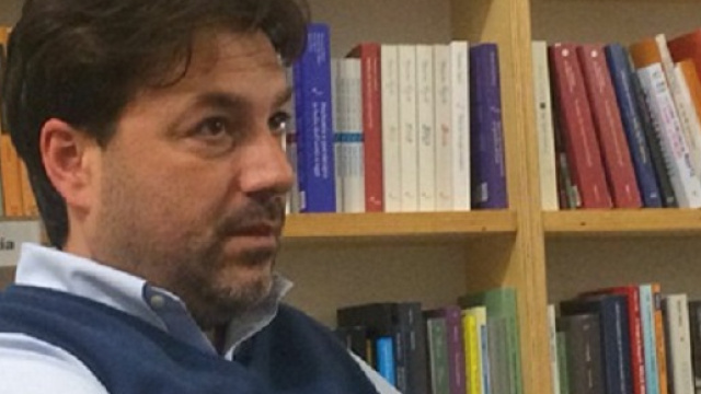 Tomaso Montanari parla alla presentazione di 'La sinistra che verrà' (Foto esclusiva Blasting News)