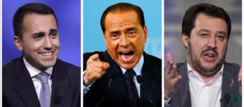 Luigi Di Maio, Silvio Berlusconi, Matteo Salvini