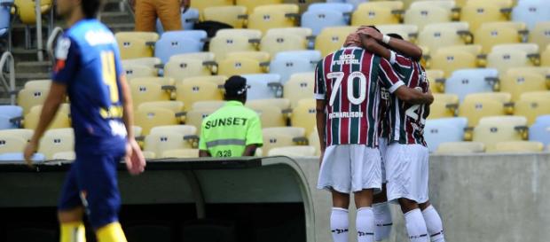 Fluminense bateu o Santos no ano passado Fluminense bateu o Santos no ano passado