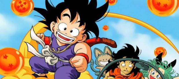 Dragon Ball y algunos de los personajes más importante del anime Dragon Ball y algunos de los personajes más importante del anime