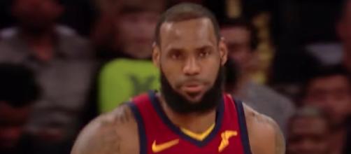 LeBron James will look to lead the Cavs to a win in Game 1 of their first-round playoff series against Indiana on Sunday. [Image via NBA/YouTube]