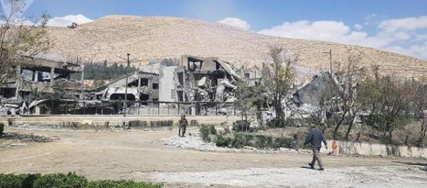 Frappes occidentales en Syrie : découvrez les premières images Frappes occidentales en Syrie : découvrez les premières images